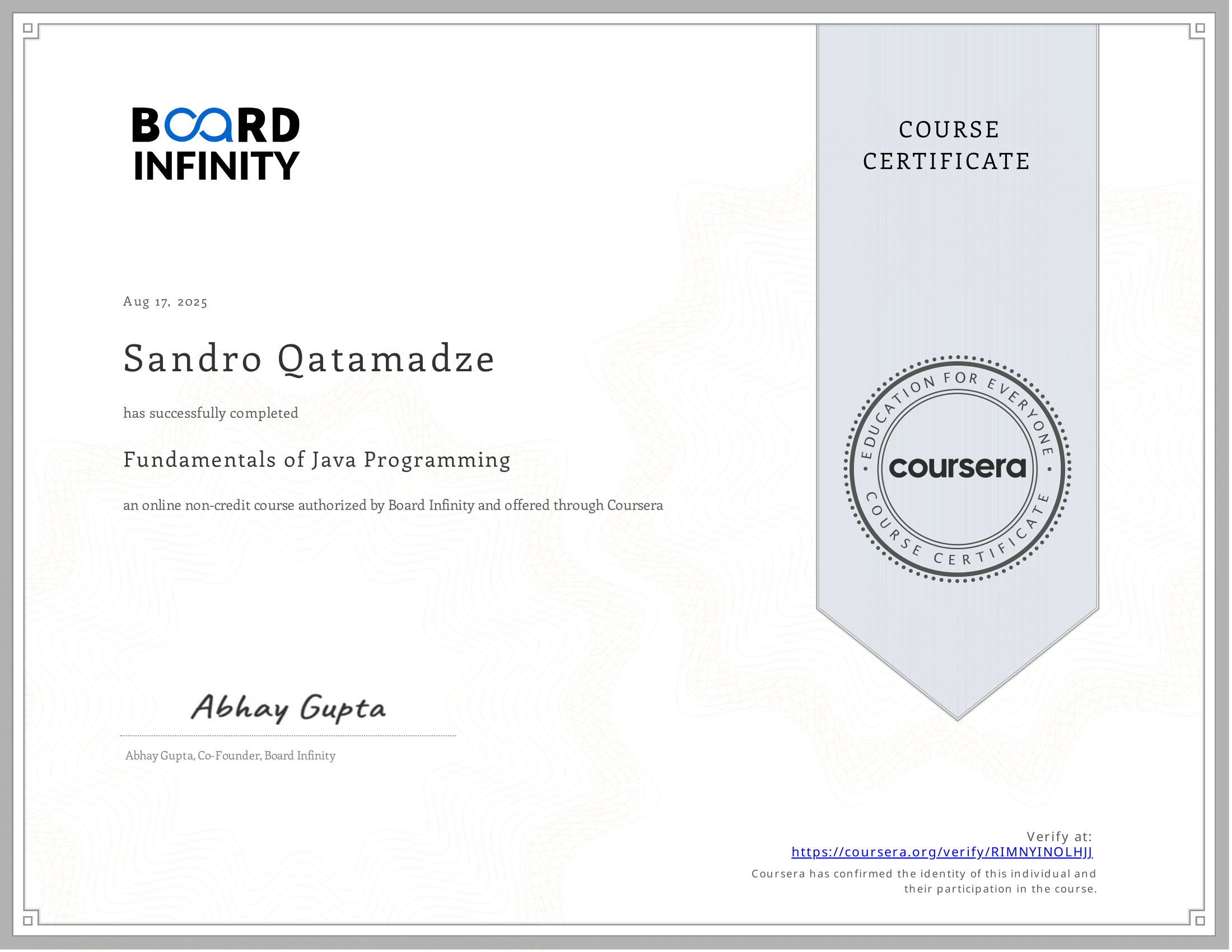Java Course